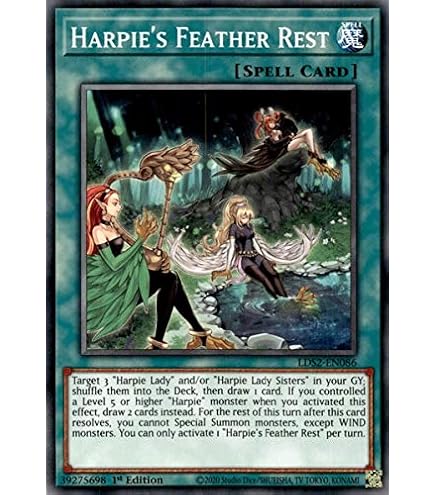 Amazon.com: YU-GI-OH! - Harpie Queen (LCJW-EN094) - Legendary